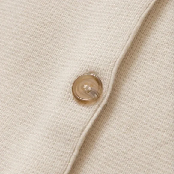 Jenni kayne cooper  ivory Button-Up Cardigan- size L - Picture 5 of 6